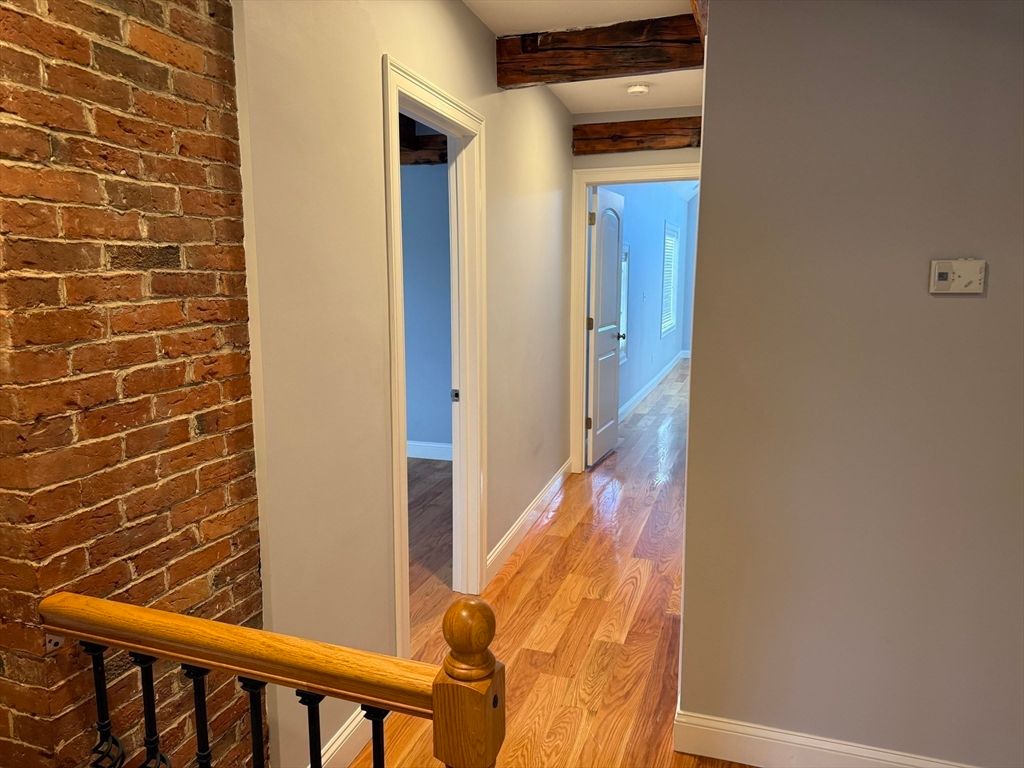 Interior, Stone Walls, Wooden Beams, Wood Texture Flooring