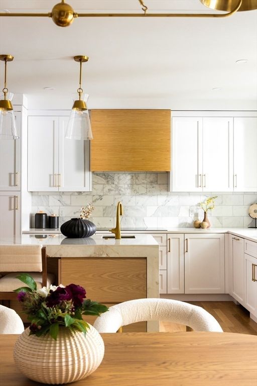 Interior, Kitchen, Wood Texture Flooring