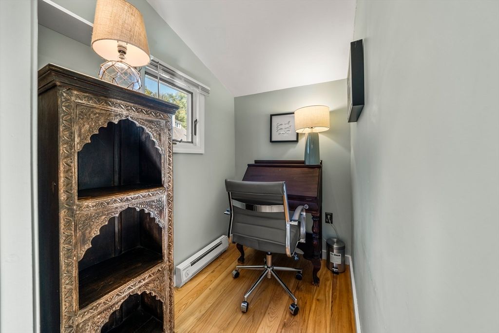 Home Office, Interior, Piano, Wood Texture Flooring