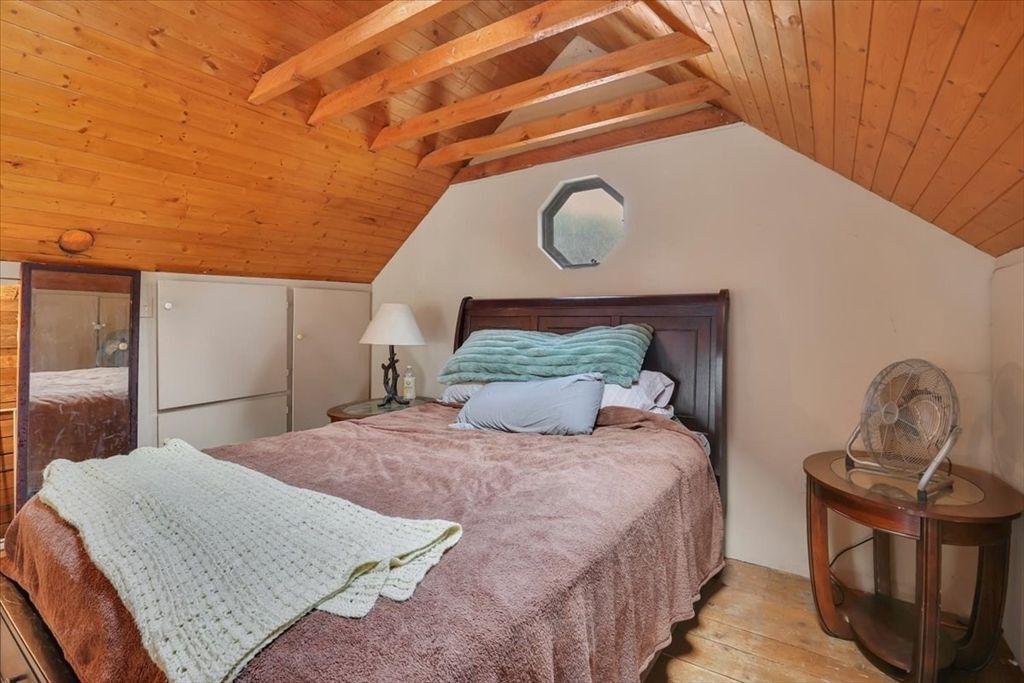 Bedroom, Interior, Wooden Beams, Wooden Ceilings, Wood Texture Flooring