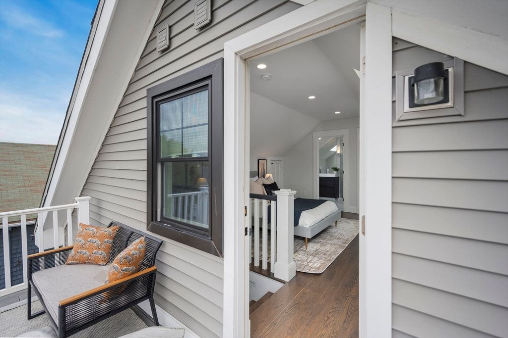 Exterior, Recessed Lighting, Wood Texture Flooring