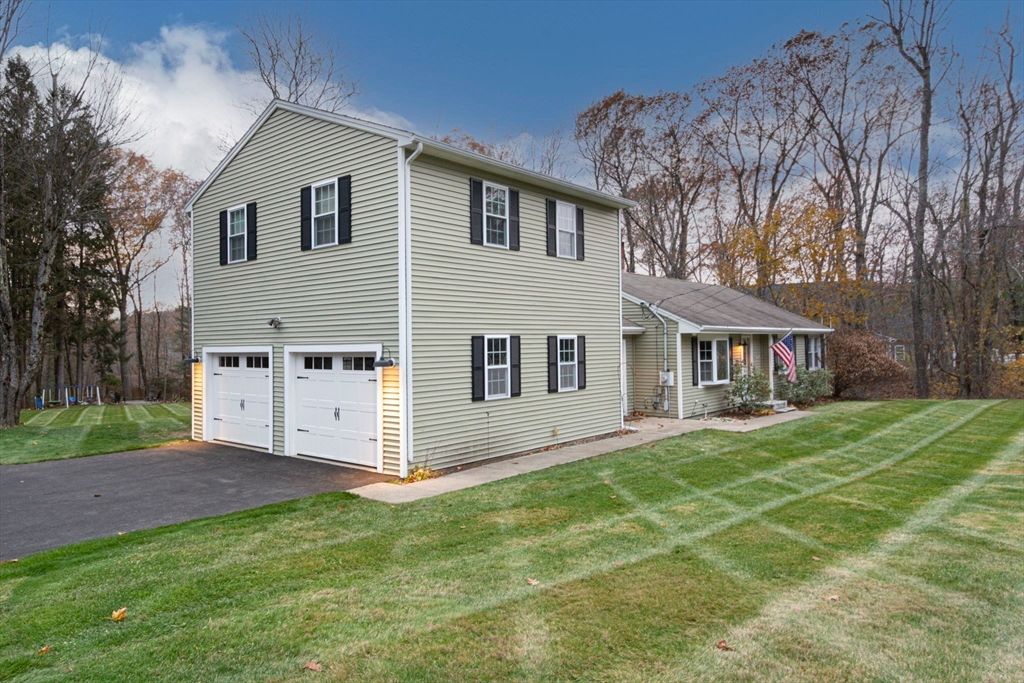 Attached, Backyard, Exterior, Facade, Raised Ranch