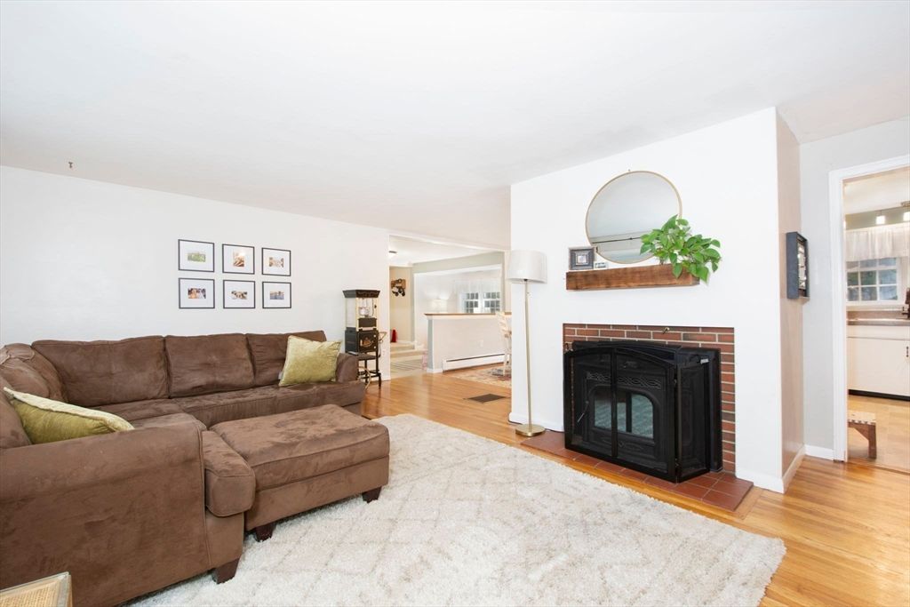 Fireplace, Interior, Living room, Wood Texture Flooring