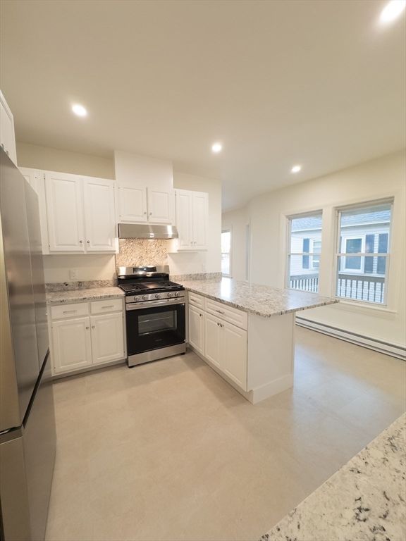 Interior, Kitchen, Recessed Lighting, Stainless Steel Appliances