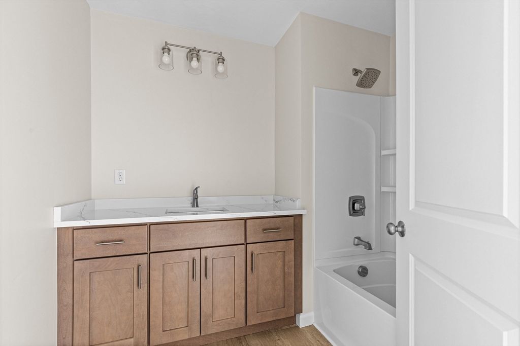 Bathroom, Interior, Wood Texture Flooring