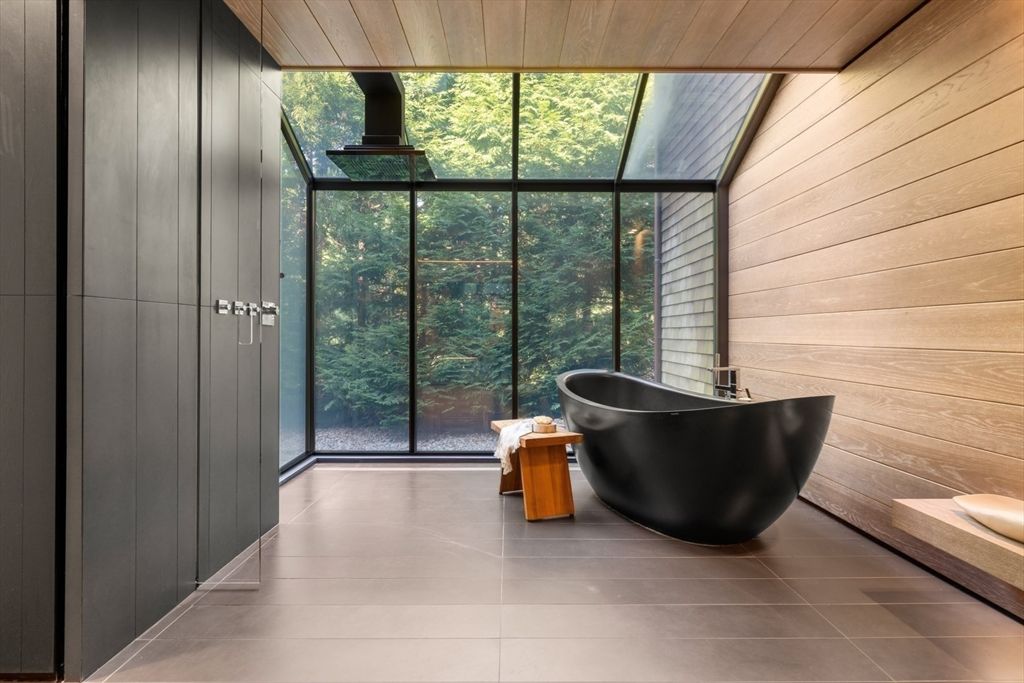 Bathroom, Free Standing Baths, Interior, Wooden Walls