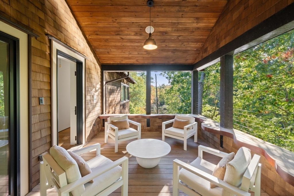 Interior, Living room, Pendant Lights, Sun Room, Wooden Ceilings, Wood Texture Flooring