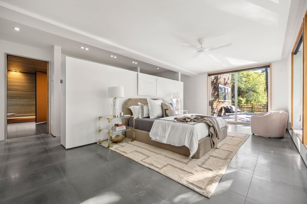 Bedroom, Fireplace, Interior, Recessed Lighting