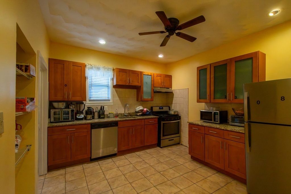 Interior, Kitchen, Recessed Lighting, Stainless Steel Appliances