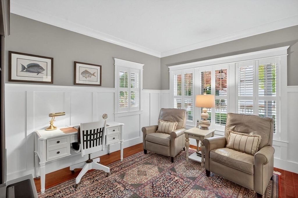 Home Office, Interior, Wood Texture Flooring