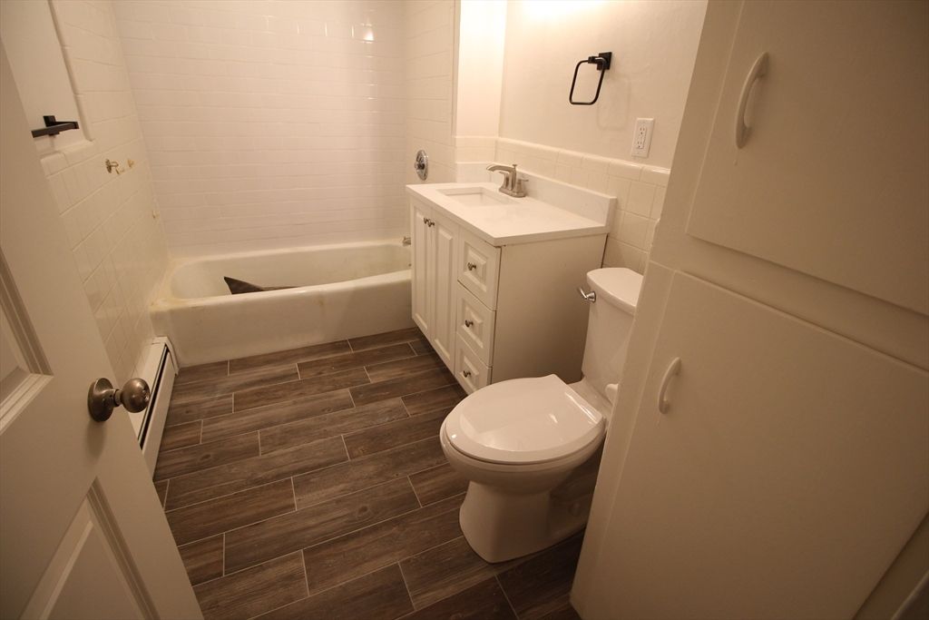 Bathroom, Interior, Wood Texture Flooring