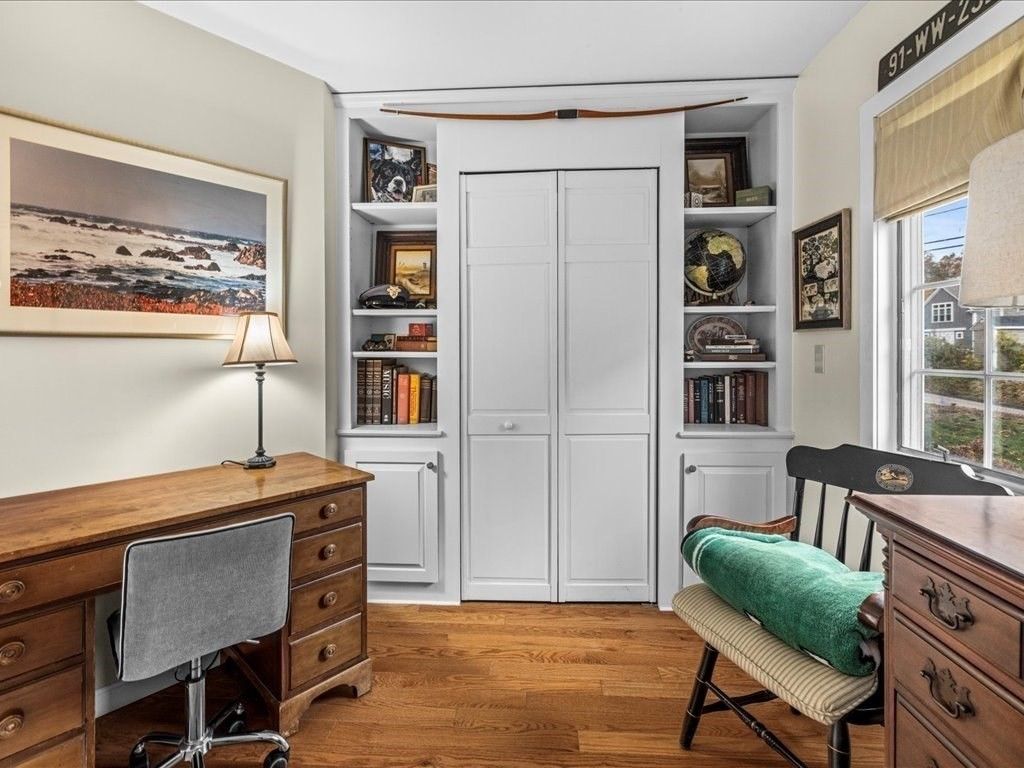 Home Office, Interior, Wood Texture Flooring