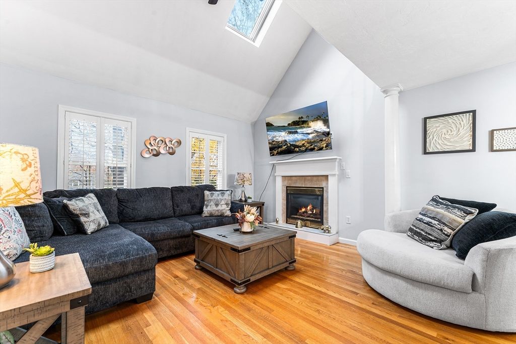 Fireplace, Interior, Living room, Wood Texture Flooring