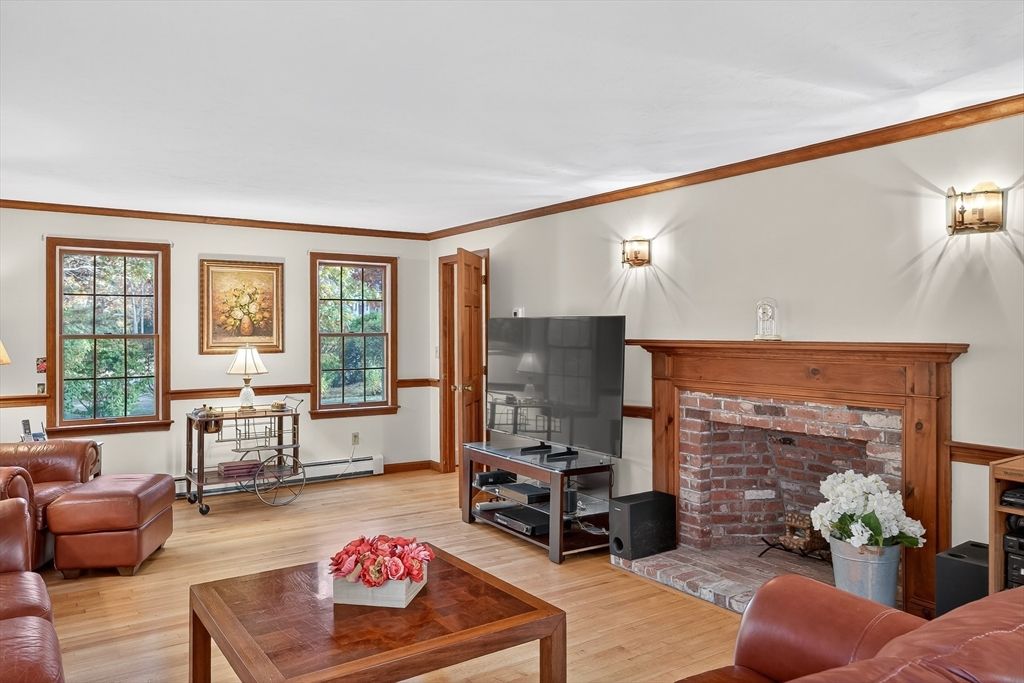 Fireplace, Interior, Living room, Wood Texture Flooring