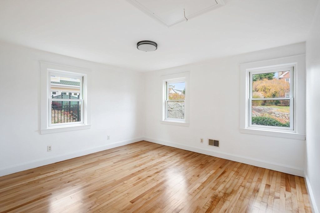 Empty room, Interior, Wood Texture Flooring