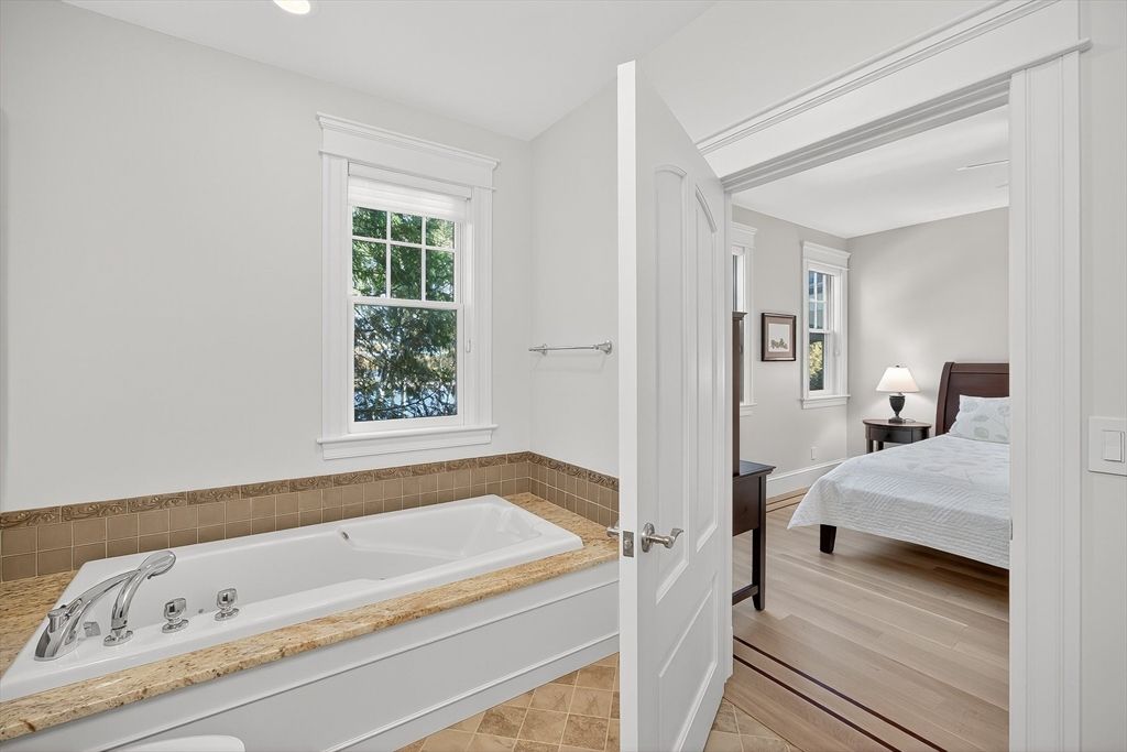 Bathroom, Bedroom, Interior, Recessed Lighting, Wood Texture Flooring