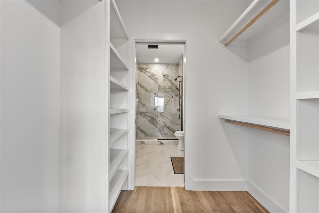 Interior, Marble, Marble Walls, Walk-in Closets, Wood Texture Flooring