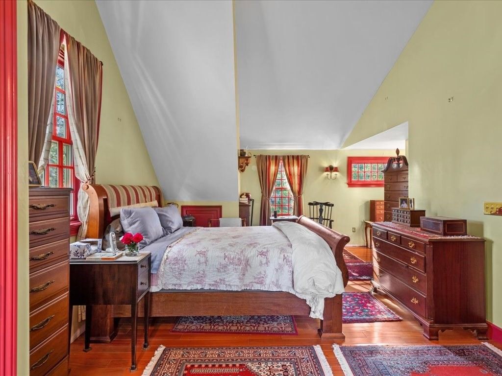 Bedroom, Interior, Wood Texture Flooring