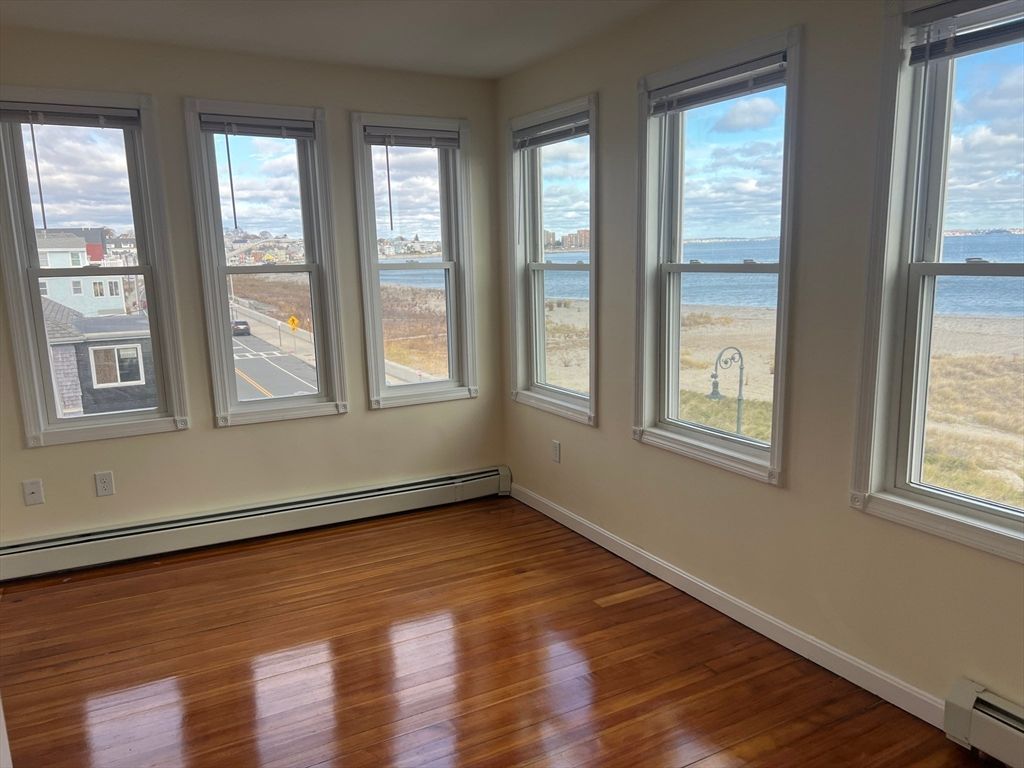 Empty room, Interior, Water, Wood Texture Flooring