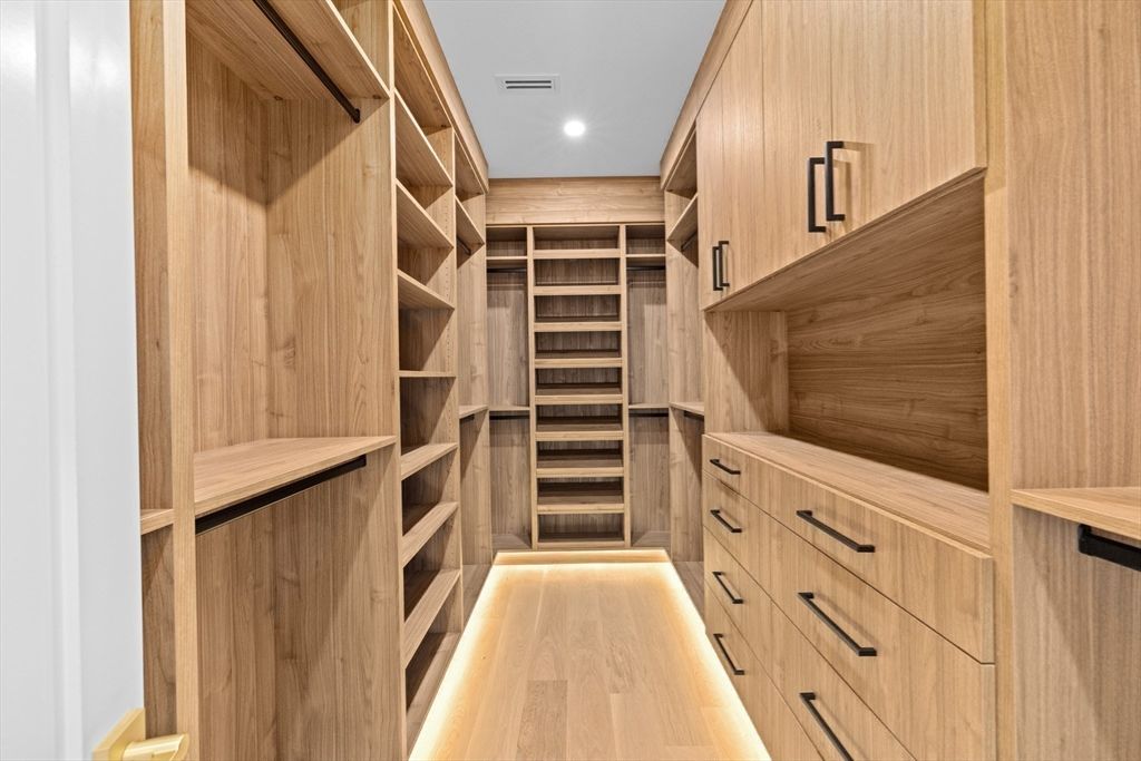 Interior, Recessed Lighting, Walk-in Closets, Wood Texture Flooring