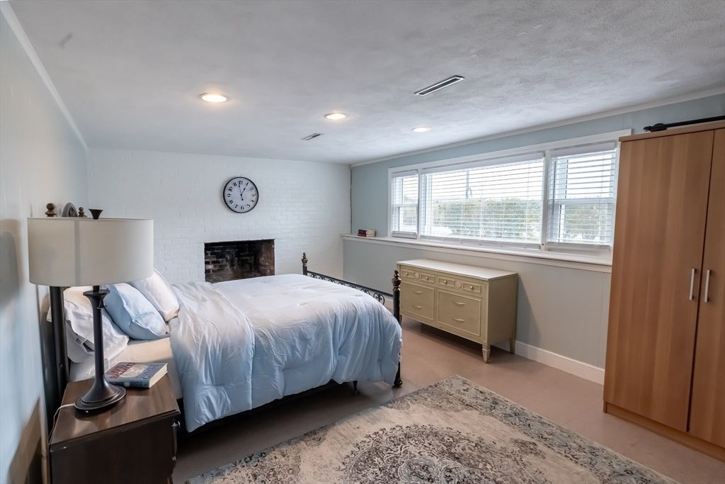 Bedroom, Fireplace, Interior, Recessed Lighting