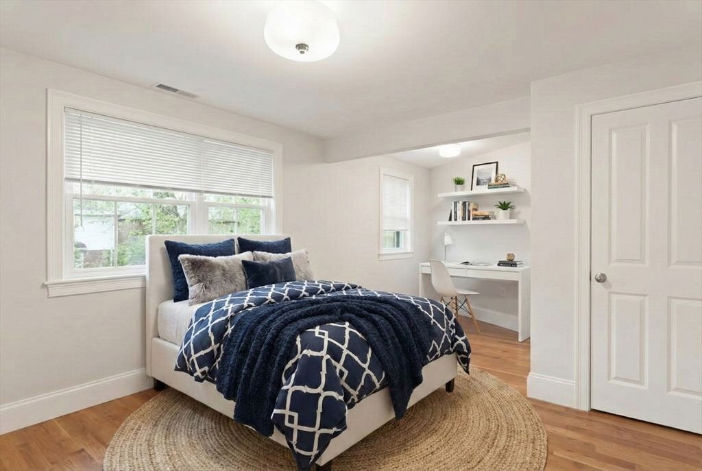 Bedroom, Interior, Wood Texture Flooring