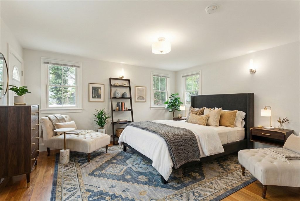 Bedroom, Interior, Wood Texture Flooring