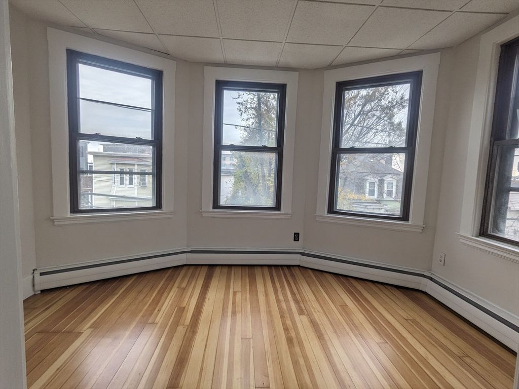 Empty room, Interior, Wood Texture Flooring