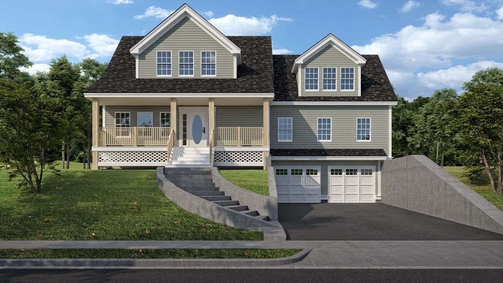 Attached, Exterior, Facade, Cape Cod