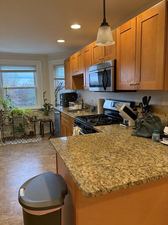 Interior, Kitchen, Pendant Lights, Recessed Lighting