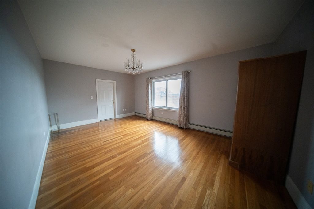 Chandelier, Empty room, Interior, Wood Texture Flooring