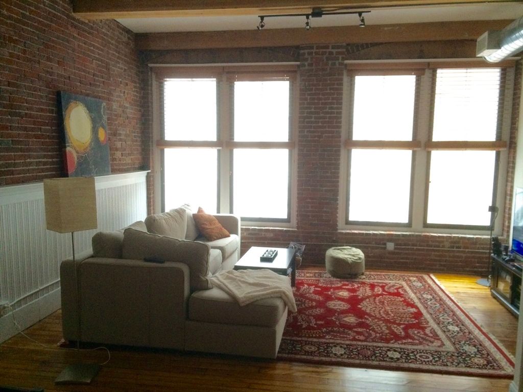 Interior, Living room, Stone Walls, Wood Texture Flooring