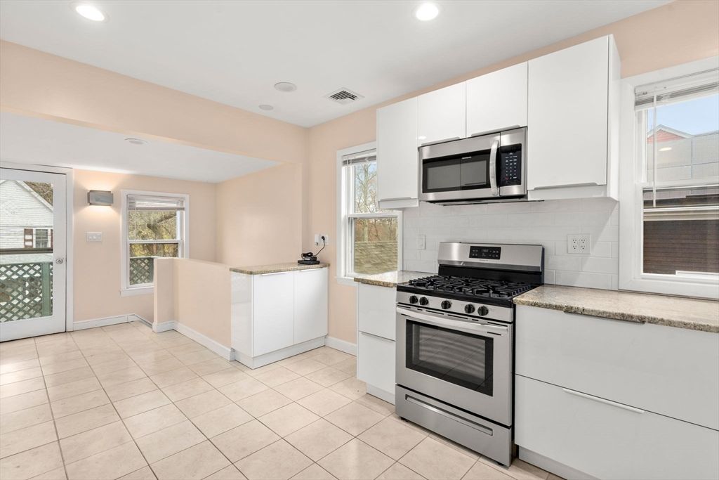 Interior, Kitchen, Recessed Lighting, Stainless Steel Appliances