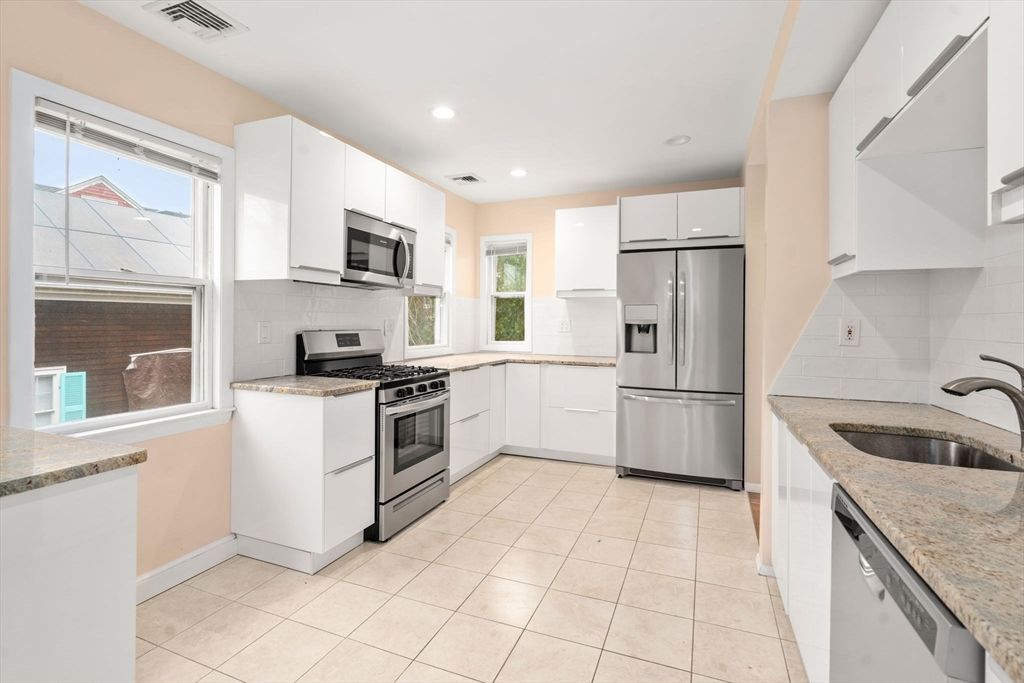 Interior, Kitchen, Recessed Lighting, Stainless Steel Appliances