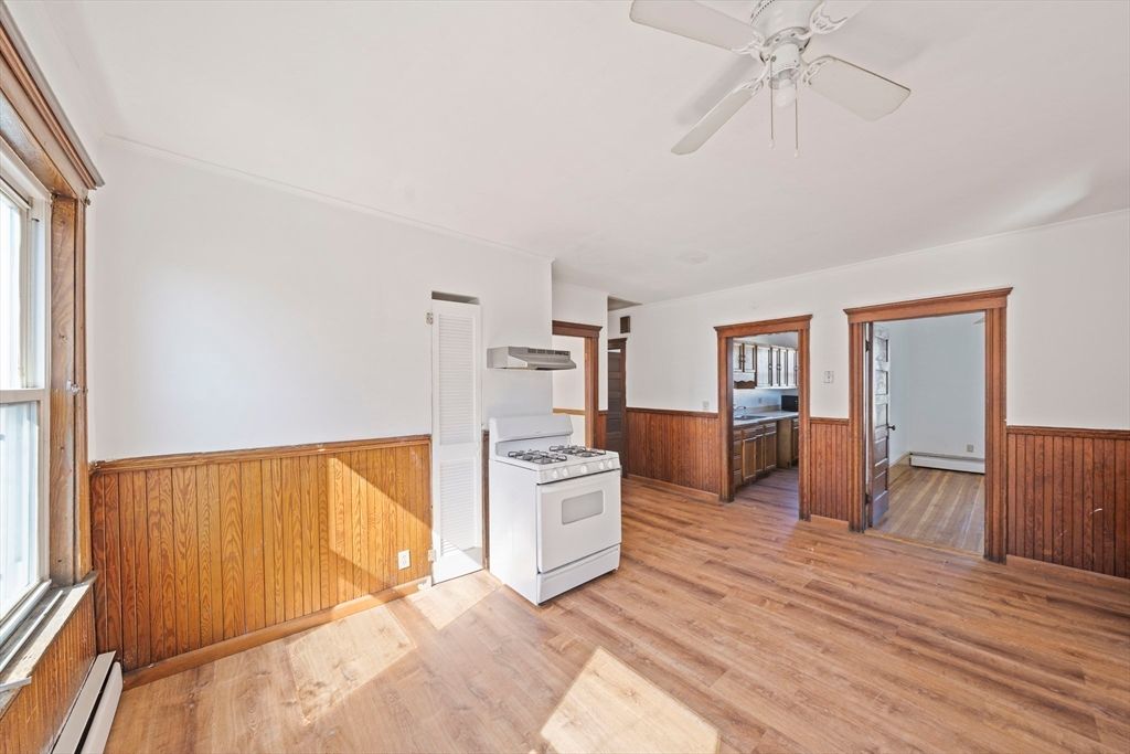 Interior, Kitchen, Wood Texture Flooring