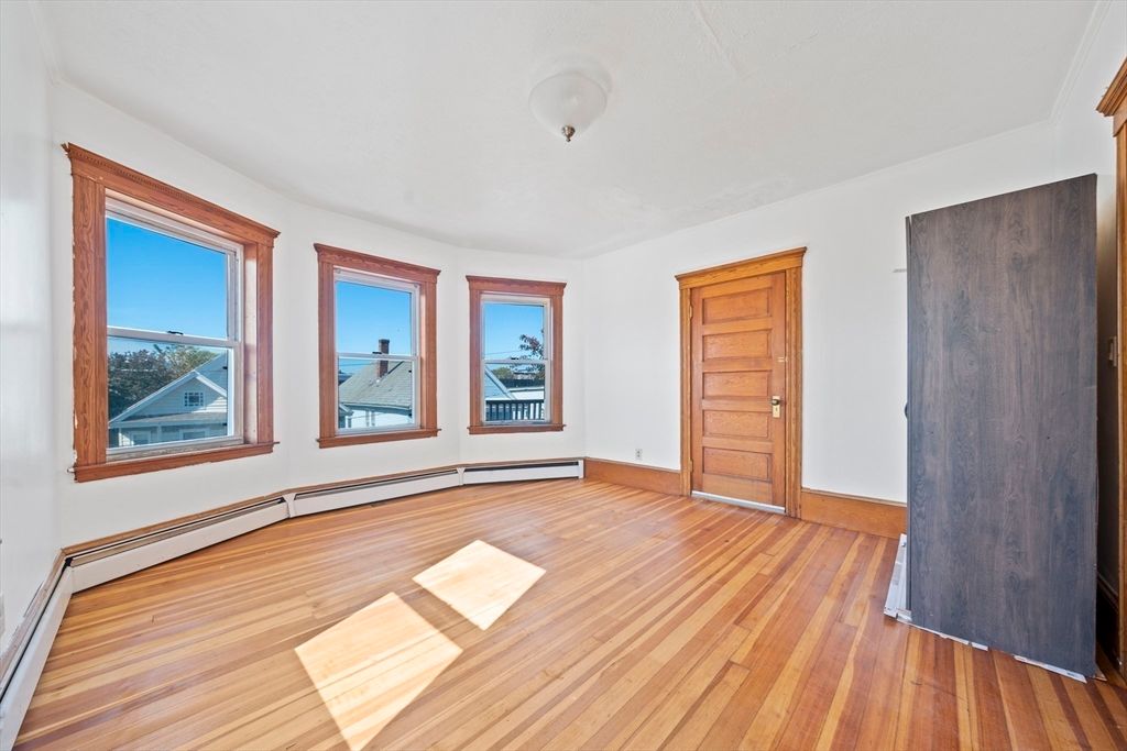 Empty room, Interior, Wood Texture Flooring