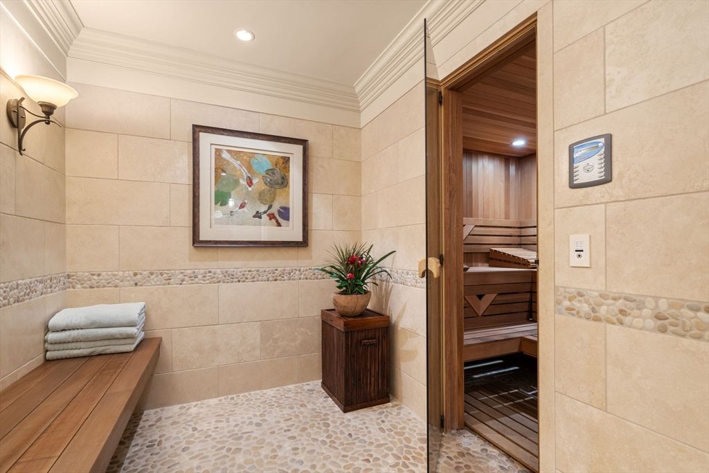 Bathroom, Interior, Recessed Lighting, Sauna Room