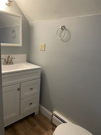 Bathroom, Interior, Wood Texture Flooring