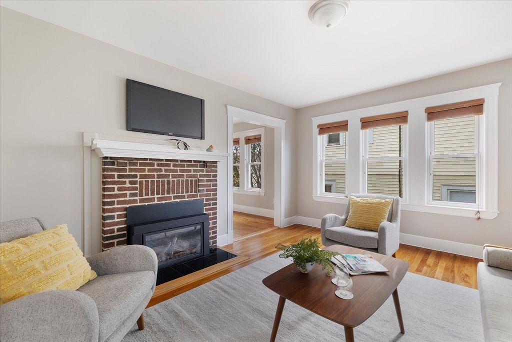 Fireplace, Interior, Living room, Wood Texture Flooring