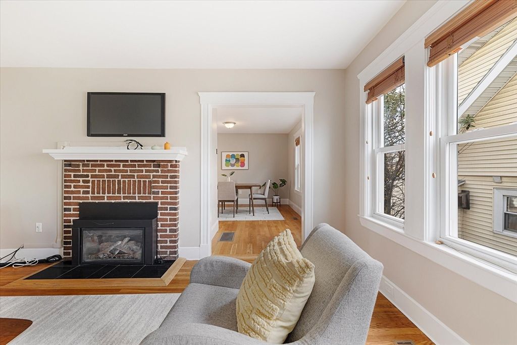 Fireplace, Interior, Living room, Wood Texture Flooring