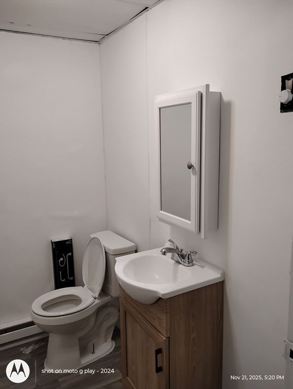 Bathroom, Interior, Wood Texture Flooring