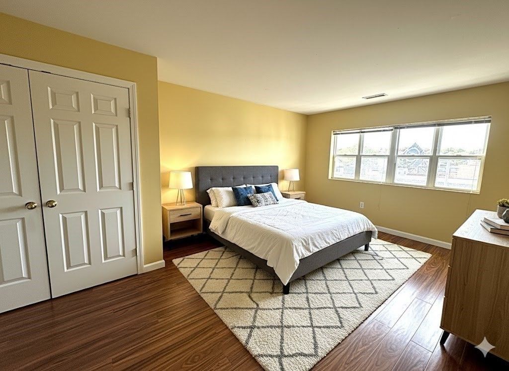 Bedroom, Interior, Wood Texture Flooring