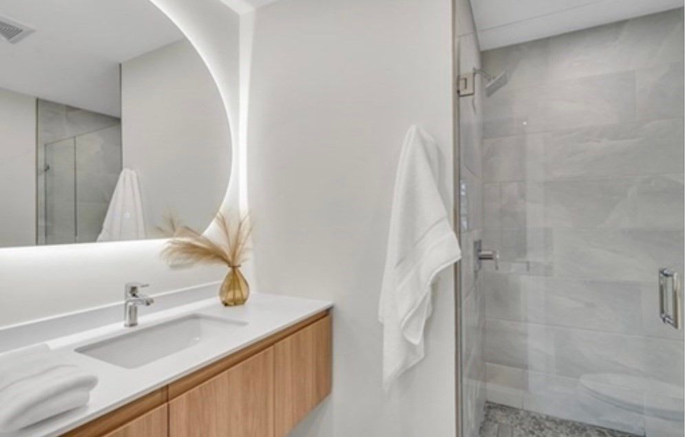 Bathroom, Glass Shower, Interior