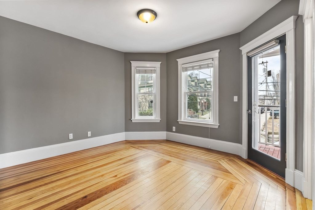 Empty room, Interior, Wood Texture Flooring