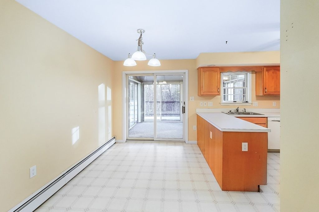 Interior, Kitchen, Marble, Pendant Lights