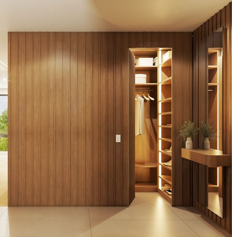 Interior, Wooden Walls