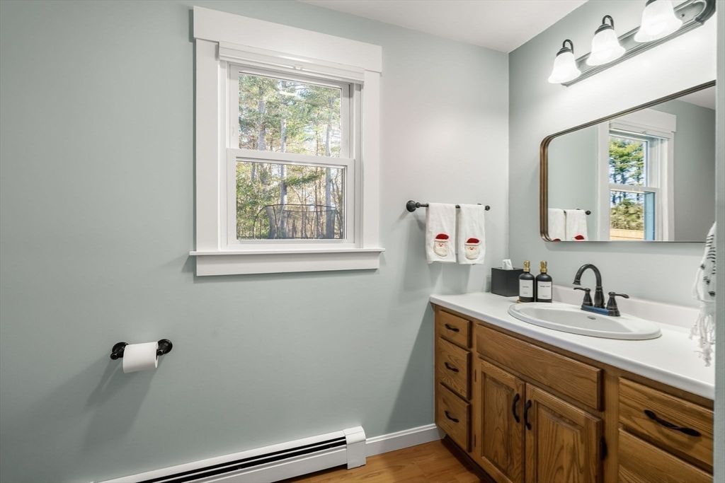 Bathroom, Interior, Wood Texture Flooring