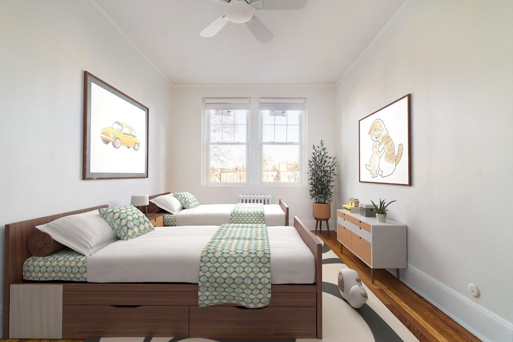 Bedroom, Interior, Wood Texture Flooring