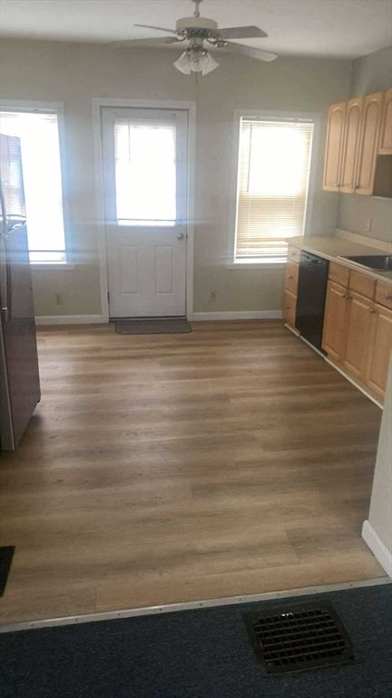 Interior, Kitchen, Wood Texture Flooring