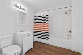 Bathroom, Interior, Wood Texture Flooring